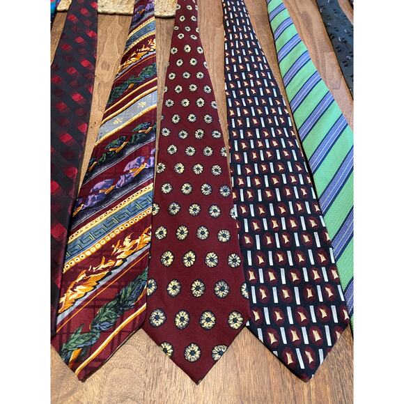 Men's Tie Lot (9)‎ Nautica, Robert Talbots, Carlos D, Gitman Bros, Silk, Multi - Picture 3 of 13
